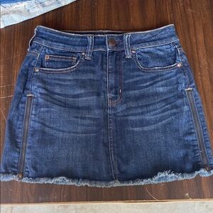 American Eagle Outfitters Blue Mini Pencil Skirt Casual